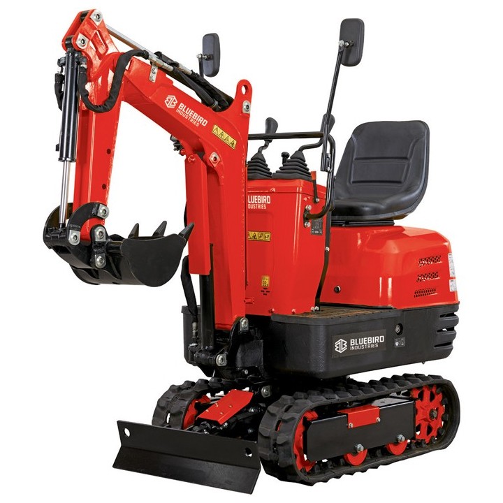 Mini excavadora MEX 600 BLUEBIRD 306 cc ancho 290 mm capacidad 0,011 metros cuadrados | Newgardenmac.com