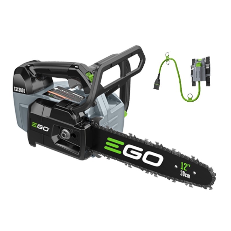 EGO CSX 3000 Scie d'élagage professionnelle à batterie de 56 volts, guide de 30 cm