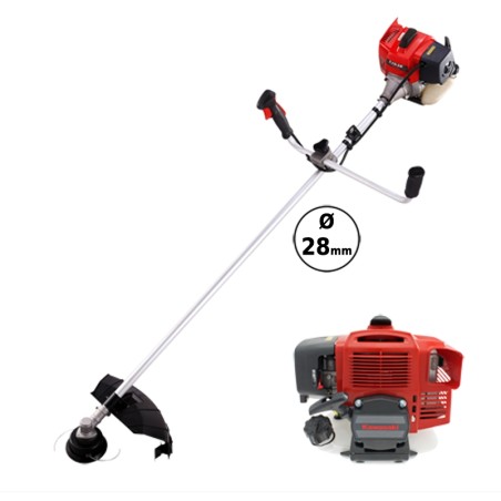 Dual handle brushcutter ATTILA ATJ 53-W with KAWASAKI 53.20 cc engine | Newgardenmac.com