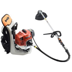 Backpack brushcutter KVR 530 Z KAAZ with KAWASAKI engine TJ 53E 53.2 cc | Newgardenmac.com