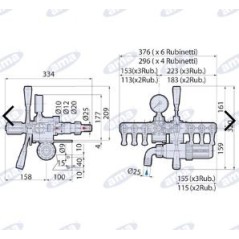 Unidad de control remoto AR UCM de 4 vías para pulverización 88933