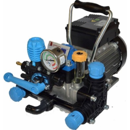 2-Membran-Elektropumpe mit Elektromotor für die Bewässerung 91560 | Newgardenmac.com