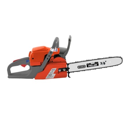 Benzin-Kettensäge ZOMAX ZMC 3801 2T-Motor 38,8 cm³ Schiene 16" - 40 cm Oregon | Newgardenmac.com