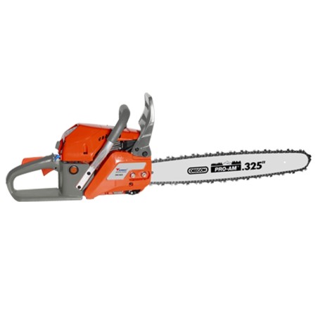 Benzin-Kettensäge ZOMAX ZMC 5603 Motor 2T 54,5 ccm Schiene 18" - 45 cm Oregon | Newgardenmac.com