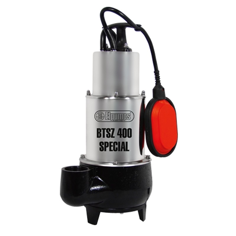 Bomba eléctrica sumergible para aguas residuales BTSZ 400 SPECIAL ELPUMPS 1200 Watt