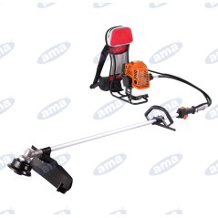 Backpack brushcutter AMA AG3 52 BP 2-stroke engine, 2.5% mixture 51.7 cc | Newgardenmac.com