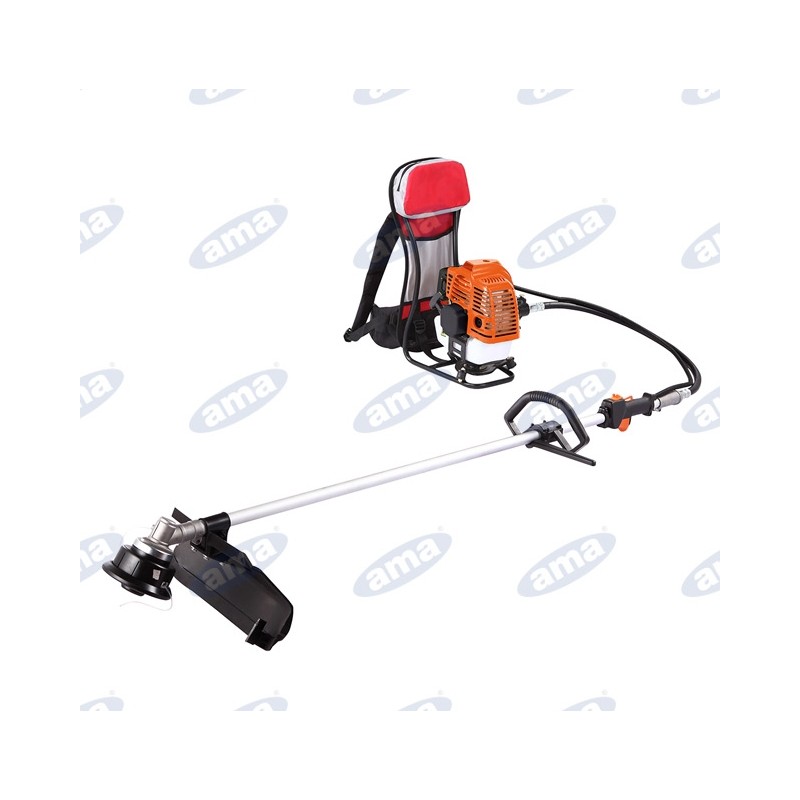 Decespugliatore a zaino AMA AG3 52 BP motore	2 tempi,miscela 2.5% 51.7 cc