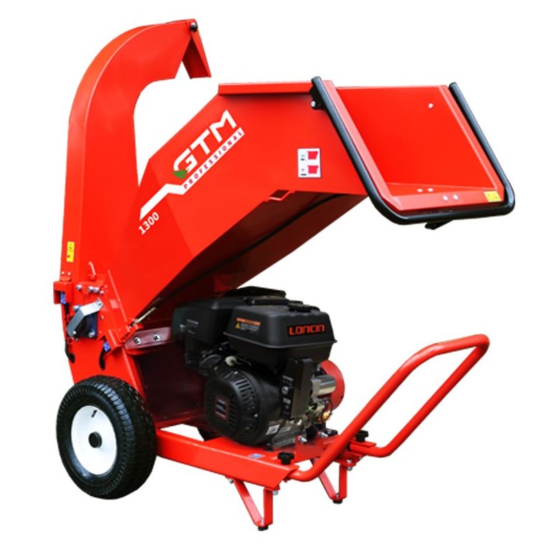 GTMGTS 1300GE biotrituradora profesional diámetro de corte 10 cm con motor LONCIN