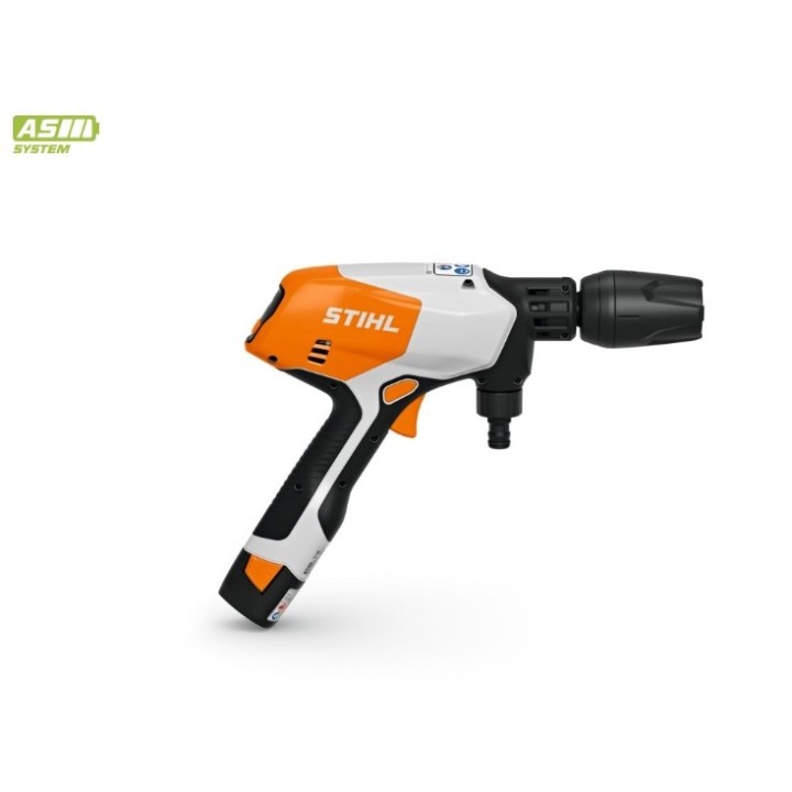 Hidrolimpiadora a batería STIHL RCA20 22 bar caudal de agua 140L/min | Newgardenmac.com