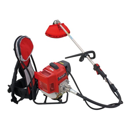 Backpack brushcutter ATTILA ATJ 53-Z KAWASAKI TJ 53E 53.2 cc engine 26mm shaft | Newgardenmac.com