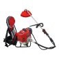 Backpack brushcutter ATTILA ATJ 53-Z KAWASAKI TJ 53E 53.2 cc engine 26mm shaft