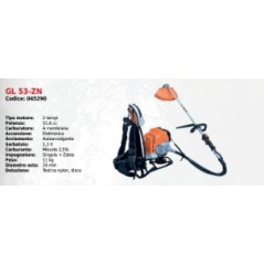 Backpack brushcutter GREEN LINE GL 53-ZN with 2T 51.6 cc engine shaft diameter 26 mm | Newgardenmac.com