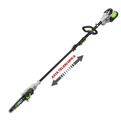 EGO PS1000E battery-powered telescopic pruner bar length 25 cm Chervon motor | Newgardenmac.com