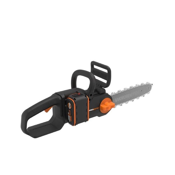 Motosega a batteria WORX WG350E motore brushless 20V 4,0 Ah lama 30cm passo 3/8 | Newgardenmac.com