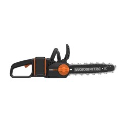 WORX WG350E tronçonneuse sans fil 20V 4.0 Ah moteur sans balais 30cm pas de lame 3/8 | Newgardenmac.com