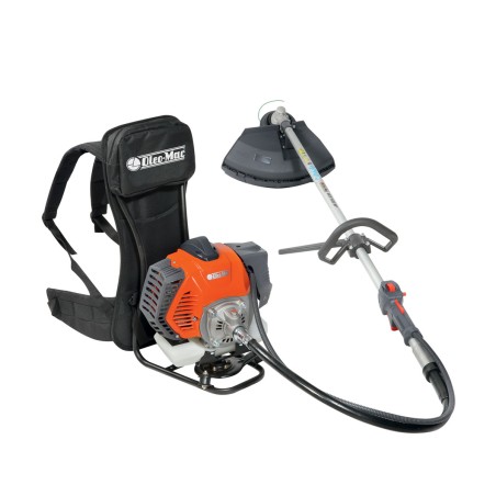 Rückentragender Freischneider OLEOMAC BCH 500 BP 51cc mit Tap&Go Kopfdurchmesser 130 mm | Newgardenmac.com