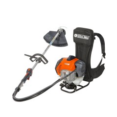 Desbrozadora de mochila OLEOMAC BCH 500 BP 51cc con cabezal Tap&Go diámetro 130 mm