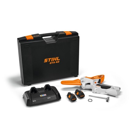 Set of cordless pruners GTA 40 STIHL 2 batteries AS 2 battery chargers AL 5-2 | Newgardenmac.com