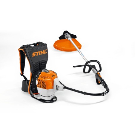 Débroussailleuse à dos STIHL FR460TC-E 45.6cc coupe 420 mm manche unique | Newgardenmac.com