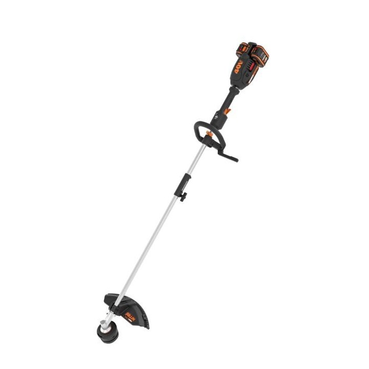 Multifunktioneller WORX WG186E.1 20V+20V 4 Ah Akku und Freischneideraufsatz | Newgardenmac.com