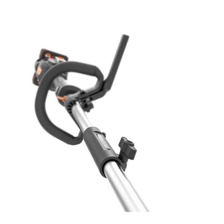 Multifunction WORX WG186E.1 20V+20V 4 Ah battery and brushcutter accessory | Newgardenmac.com