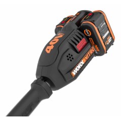 Multifunction WORX WG186E.1 20V+20V 4 Ah battery and brushcutter accessory | Newgardenmac.com