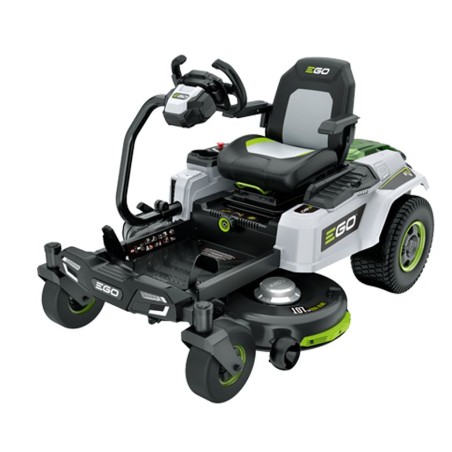 Trattorino rasaerba a batteria EGO ZT4201E-S scarico laterale motore Chervon | Newgardenmac.com