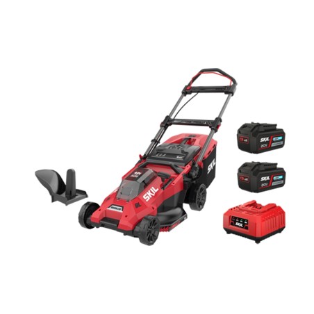 SKIL 0140BA cordless push mower with 2 20V batteries and charger | Newgardenmac.com