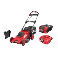 SKIL 0180BA cordless push mower with 5.0Ah battery and charger | Newgardenmac.com