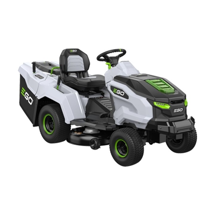 Trattorino a batteria con raccolta EGO T6 TR 3801 E-B caricabatterie incluso | Newgardenmac.com