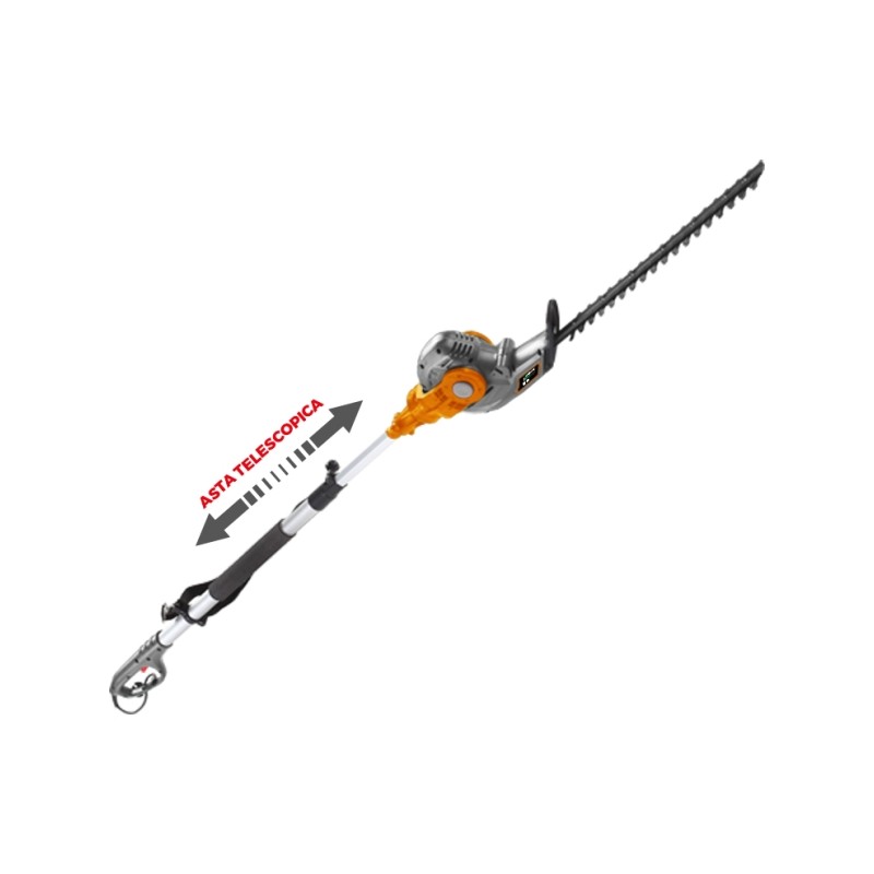 Electric telescopic hedge trimmer GREENLINE GHTE 4645 450 Watt blade 51 cm