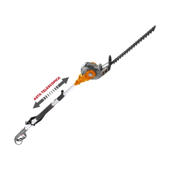 Elektro-Teleskop-Heckenschere GREENLINE GHTE 4645 450 Watt Sägeblatt 51 cm | Newgardenmac.com