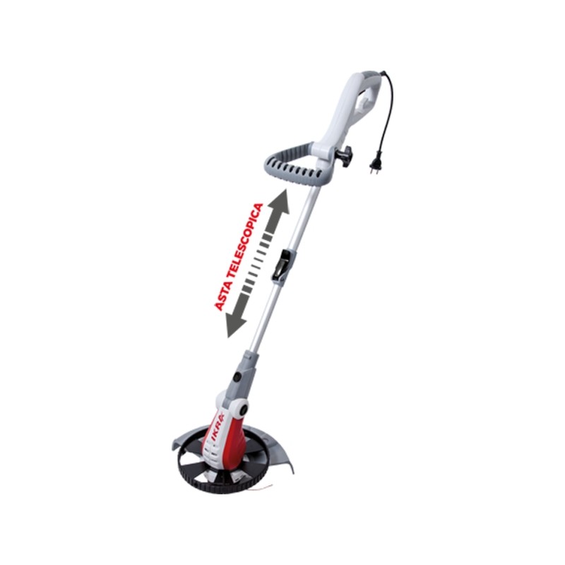 Electric trimmer IKRA IGT 600 DA 600 Watt cutting 32 cm single handle