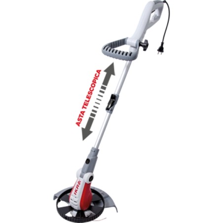 Electric trimmer IKRA IGT 600 DA 600 Watt cutting 32 cm single handle | Newgardenmac.com