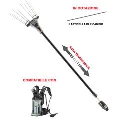 Scuotiolive a batteria EGO LOTUS TELESCOPICO lunghezza massima 288 cm | Newgardenmac.com