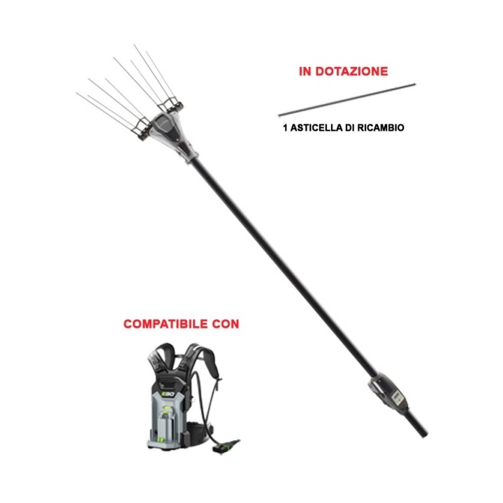 Scuotiolive a batteria EGO LOTUS lunghezza massima 235 cm | Newgardenmac.com