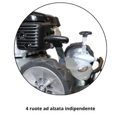 Rasaerba ACTIVE alluminio 6000BBC motore Honda GXV160 larghezza taglio 53cm cesto 65L | Newgardenmac.com