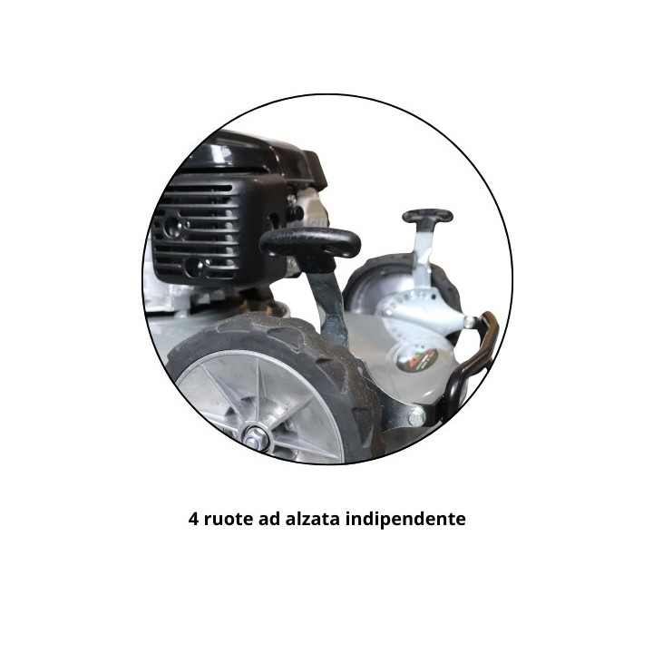 ACTIVE 6000BBC lawn mower Honda GXV160 engine cutting width 53cm basket 65L | Newgardenmac.com