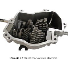 Rasaerba ACTIVE alluminio 6000BBC motore Honda GXV160 larghezza taglio 53cm cesto 65L | Newgardenmac.com