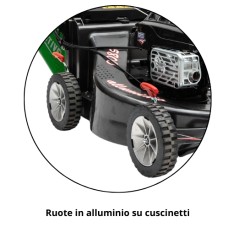 ACTIVE 5850SVA lawn mower 196cc engine cutting width 55cm basket 80L | Newgardenmac.com