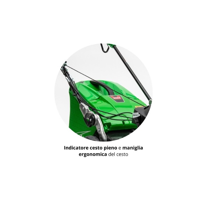 ACTIVE 5333SA lawn mower 166cc engine cutting width 53cm basket 60L | Newgardenmac.com