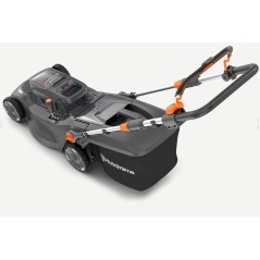 Rasaerba a batteria ASPIRE LC34-P4A 18V larghezza taglio 34cm cesto 30L | Newgardenmac.com