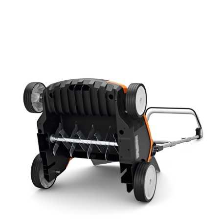 Arieggiatore a batteria STIHL RLA240 36V larghezza lavoro 34 cm cesto 50Lt a spinta