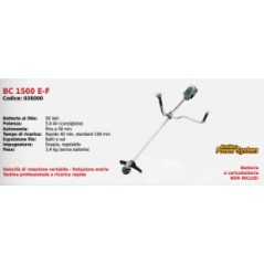 Decespugliatore impugnatura doppia EGO BC1500E-F senza batteria e caricabatterie | Newgardenmac.com