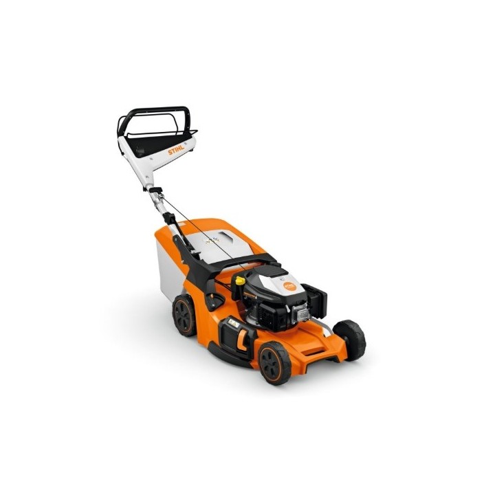 STIHL RM453V 166 cc Benzinmäher Schnittbreite 51 cm Trommel 55 L | Newgardenmac.com