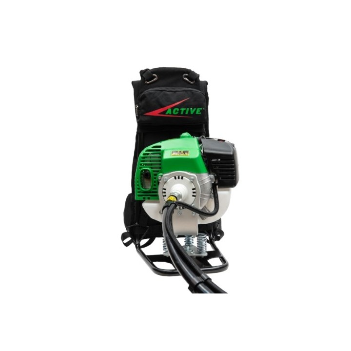 Backpack brushcutter ACTIVE 6.5 Z BRUTALE 62 cc 4.5 hp shaft diameter 26 mm | Newgardenmac.com