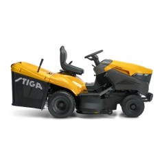 Tractor eléctrico STIGA Estate 798 W hidrostático 586cc corte 98cm bolsa 300L