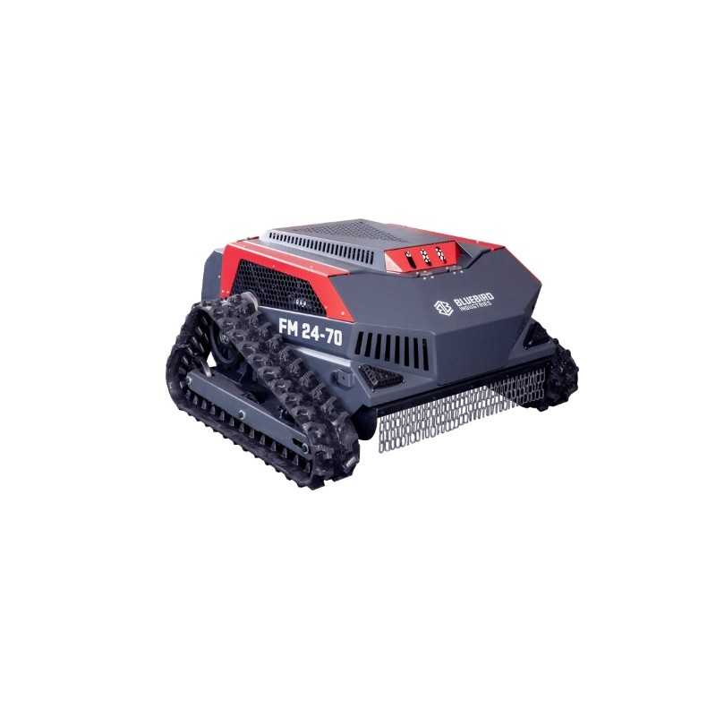 Robot Trinciasarmenti radiocomandato BLUE BIRD FM 24-70 ibrido 452cc 1200W disco 69 cm