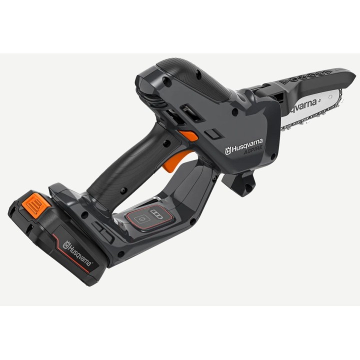 Potatore a batteria HUSQVARNA Aspire P5-P4A 18V lunghezza barra 13 cm passo 1/4 | Newgardenmac.com