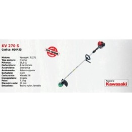 Desbrozadora monomanillar KV 270 S SERIES KAAZ motor KAWASAKI 26,3 cc | Newgardenmac.com